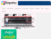 Tablet Screenshot of oserigrafico.com.br